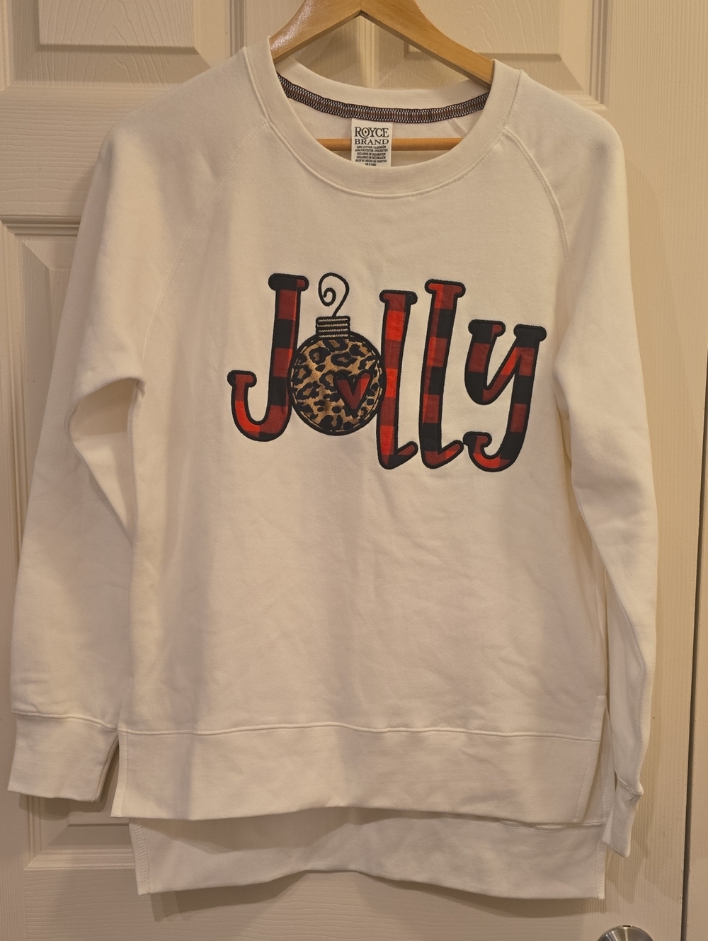 Royce White "Jolly" Graphic Sweatshirt - Red Accent